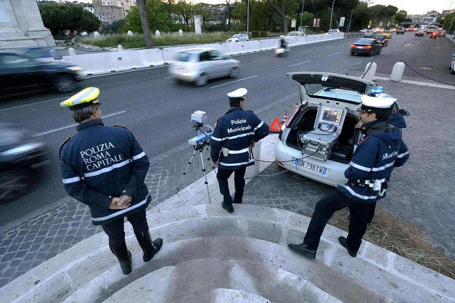 Roma, con il nuovo Codice della Strada meno incidenti mortali