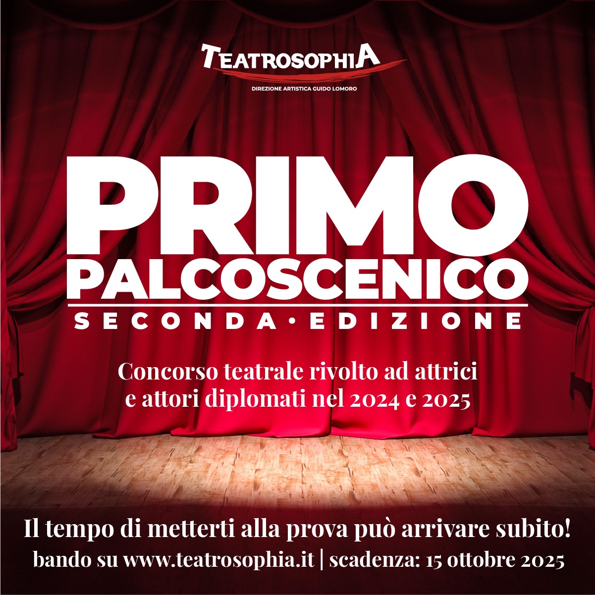 Concorso “Primo Palcoscenico”: la II edizione dedicata ai giovani attori