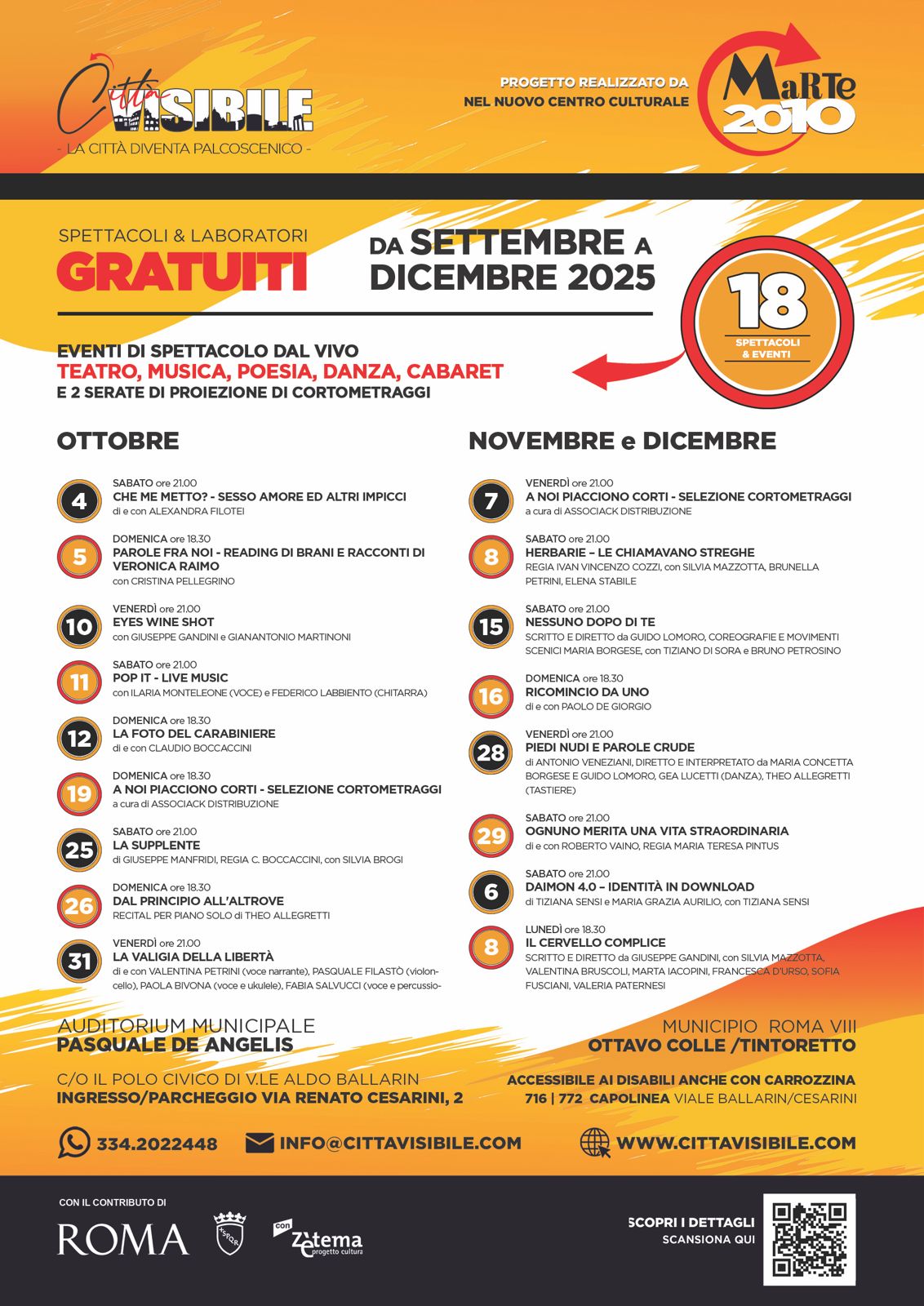 Roma, “La città visibile”, arte e formazione nel Municipio VIII