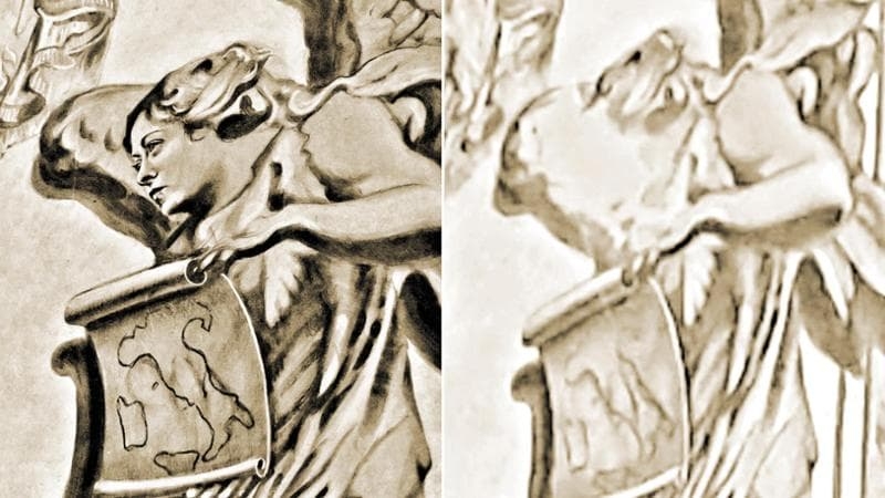 San Lorenzo in Lucina: rimosso il volto dell’«angelo Meloni»