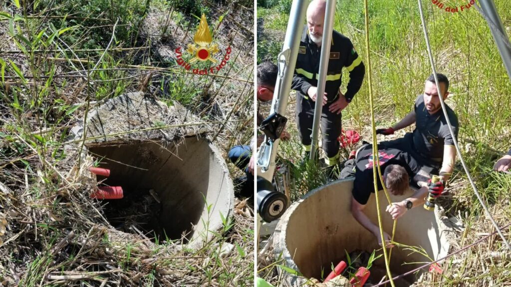 Roma, donna cade in un pozzo profondo: salvata dai Vigili del Fuoco