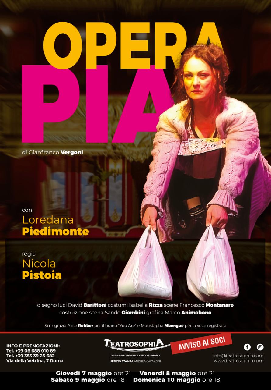 Teatrosophia: Loredana Piedimonte in un monologo sull’amore migrante