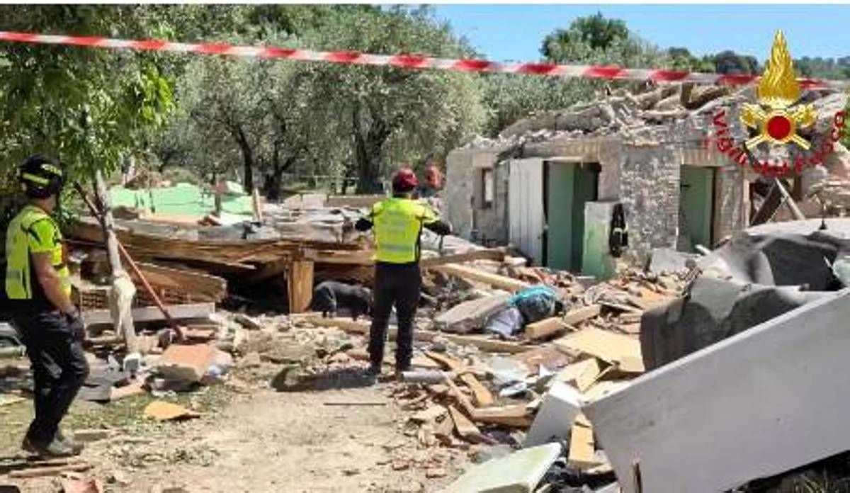 Tragedia a Bolsena: crolla una villetta, muore un 67enne