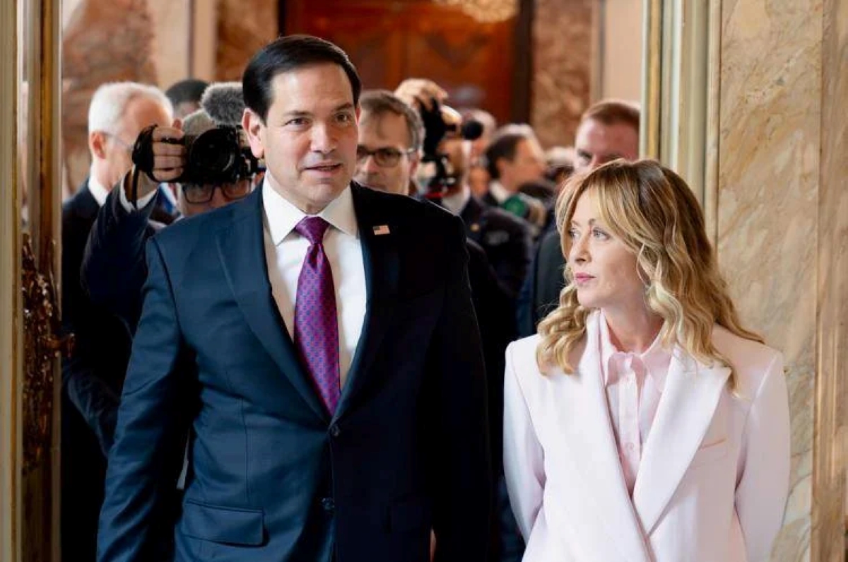 Marco Rubio a Palazzo Chigi: Giorgia Meloni riceve il Segretario di Stato USA