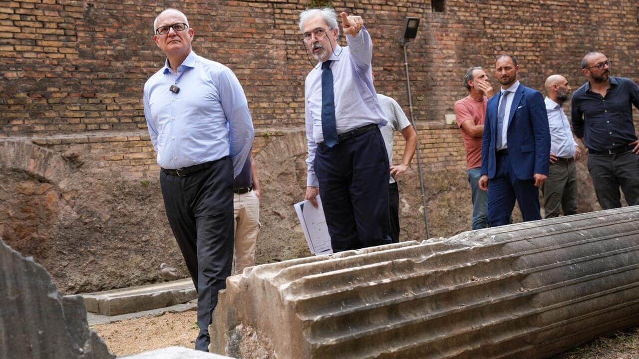Roma, restituita al pubblico l’area archeologica di via delle Botteghe Oscure