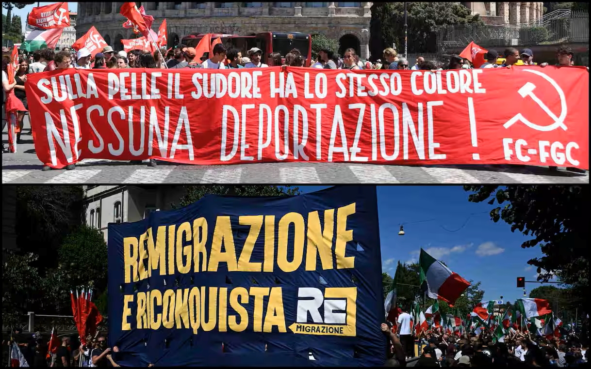 Sabato di cortei e tensione a Roma: traffico in tilt, ma nessun incidente