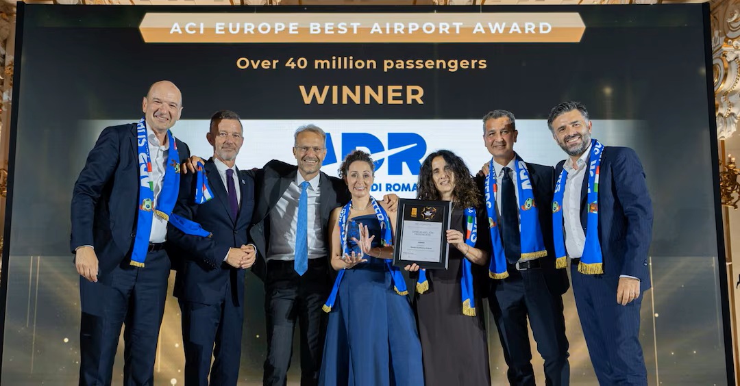 Fiumicino è il miglior aeroporto d’Europa per l’ottava volta