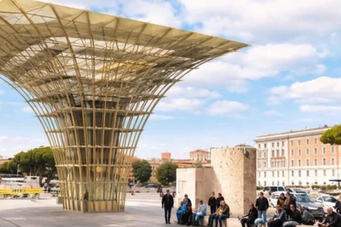 Roma sperimenta l’albero bioclimatico in piazza dei Cinquecento