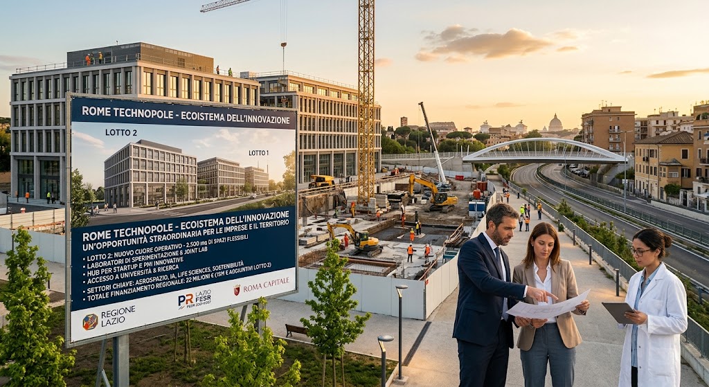 Rome Technopole: Nuovi 15 Milioni dalla Regione Lazio.