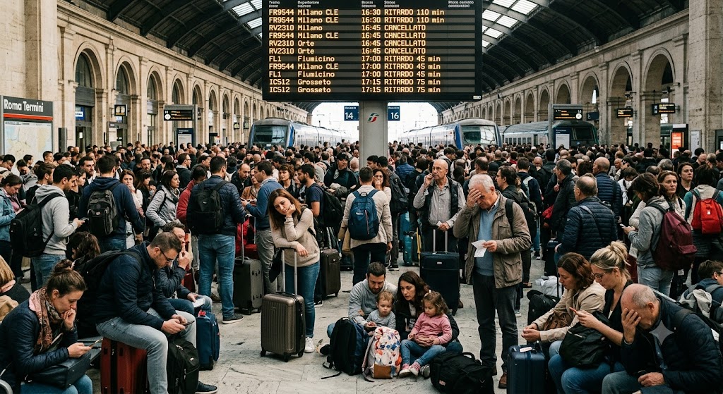 Treni: un nuovo mese di disagio tra Fiumicino e Zona Tiburtina