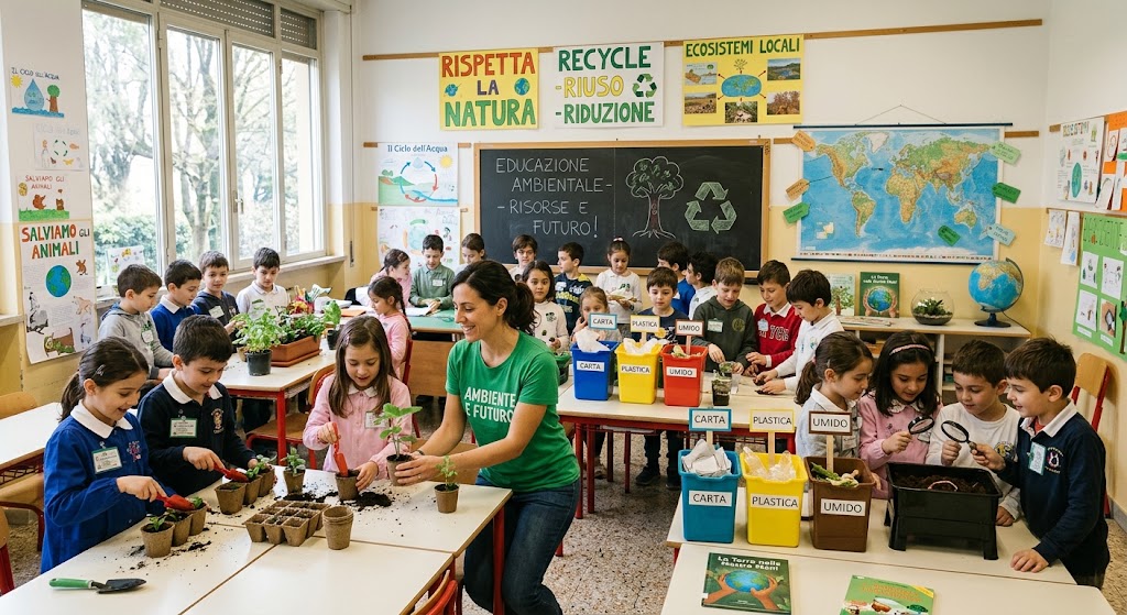 Roma e Palermo, l’Educazione Ambientale Entra a Scuola: Al Via il Progetto “Risparmiamo il Pianeta”