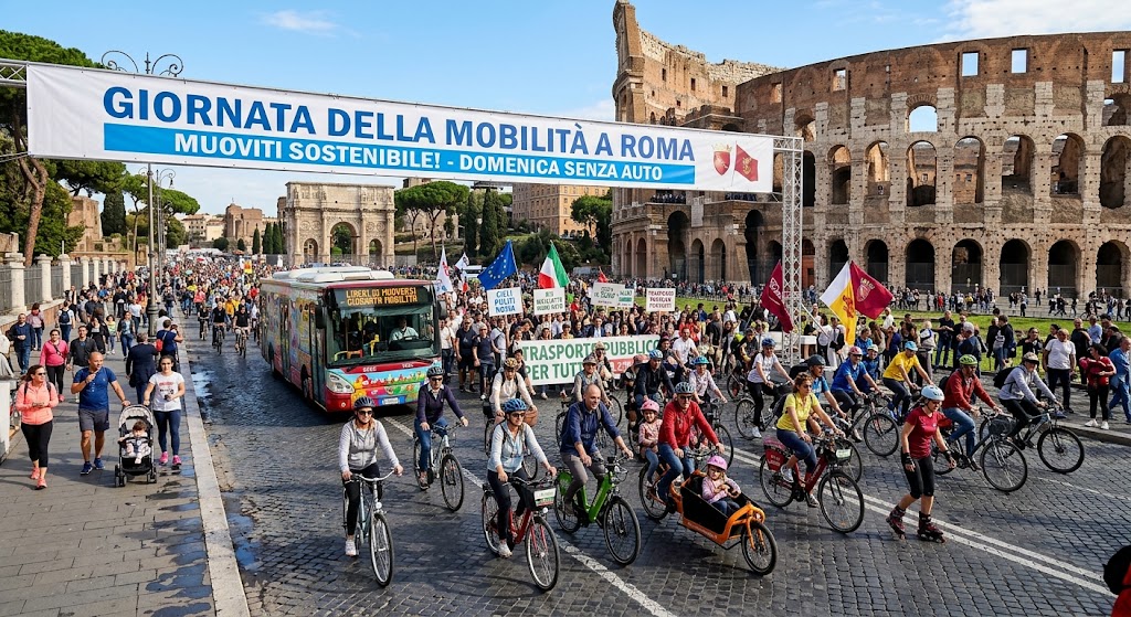 Roma Aderisce alla Settimana Europea della Mobilità: Oltre 100 Iniziative per una Città Accessibile e Inclusiva