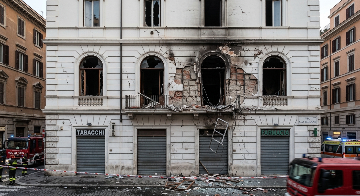 Notte di bombe e paura a Roma Est: due esplosioni all’alba tra Alessandrino e Don Bosco